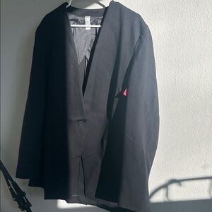 SPANX Charcoal Gray Blazer